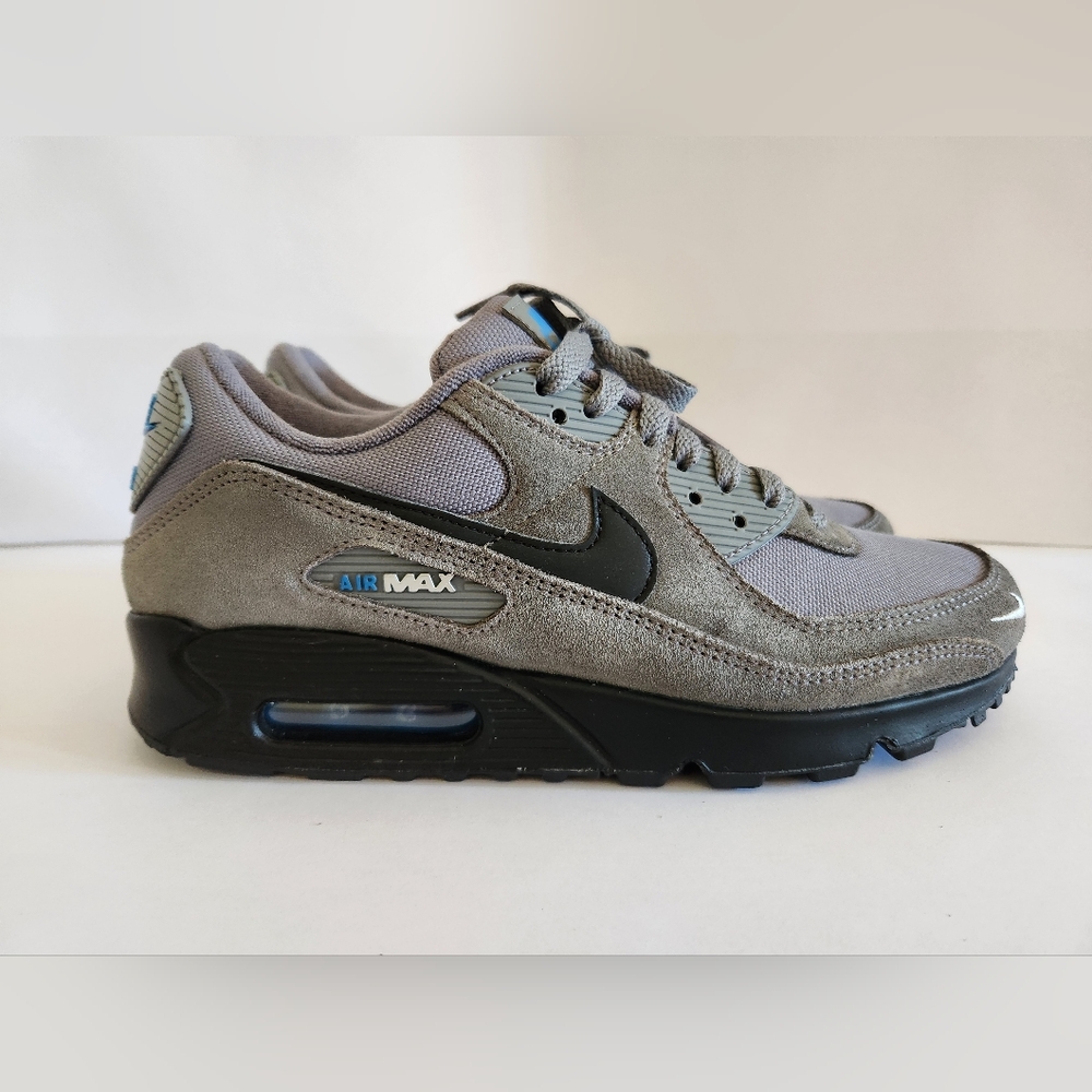 Nike Air Max 90 Smoke Grey Light Photo Blue M8 W9.5